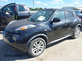 2013 Nissan Juke SV with VIN JN8AF5MRXDT219632, listed as a IAAI auction lot 42232972 with 98,126 mi miles and . Bid and sale history available at carsss.com. Image 2.