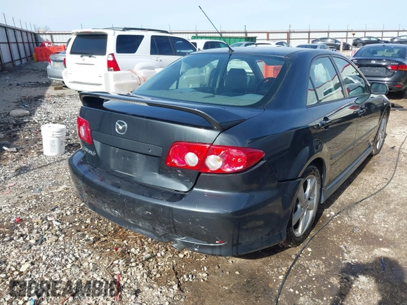 2004 Mazda Mazda6 s with VIN 1YVFP80D845N25950, listed as a IAAI auction lot 41735140 with 168,672 mi miles. Bid and sale history available at carsss.com. Image 6.