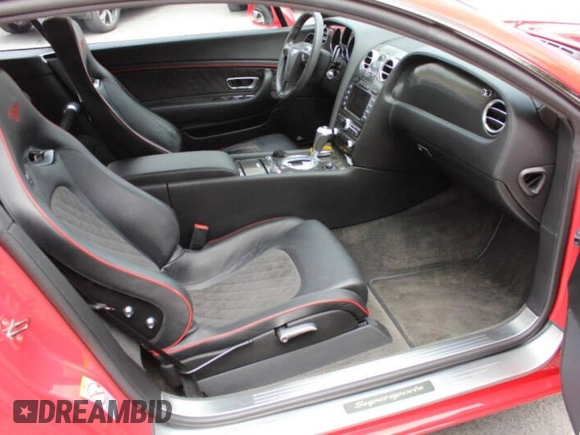 2010 Bentley Continental GT with VIN SCBCU8ZAXAC063914, listed as a Copart auction lot 45789105 with 15,663 mi miles and Clean Title. Bid and sale history available at DreamBid. Image 5.