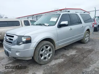 2013 Ford Expedition Max Limited with VIN 1FMJK2A59DEF54632, listed as a IAAI auction lot 41443675 with 197,270 mi miles and . Bid and sale history available at DreamBid. Image 2.