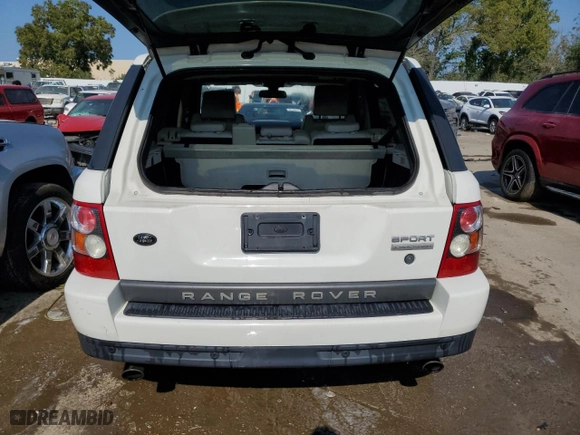 2007 Land Rover Range Rover Sport SC with VIN SALSH23497A110473, listed as a Copart auction lot 68479474 with 200,233 mi miles and Salvage Title. Bid and sale history available at carsss.com. Image 6.