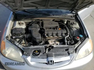 2002 Honda Civic DX with VIN 1HGEM22212L020068, listed as a Copart auction lot 50657135 with Not Provided miles and Salvage Title. Bid and sale history available at DreamBid. Image 13.