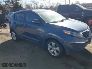 2012 Kia Sportage LX with VIN KNDPB3A22C7306154, listed as a IAAI auction lot 41675874 with 130,837 mi miles. Bid and sale history available at carsss.com. Image 1.