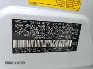 2006 Lexus GS 300 z VIN JTHBH96SX65013976, wystawiony jako Copart lot #54421355 z przebiegiem 208 723 mil mil oraz Szkoda całkowita • Salvage title. Historia ofert i sprzedaży dostępna na DreamBid. Obrazek 13.