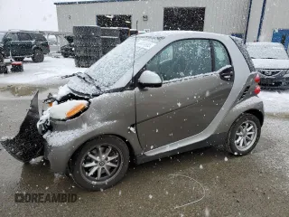 2009 Smart fortwo Pure with VIN WMEEJ31X39K301820, listed as a Copart auction lot 44003685 with 66,240 mi miles and Salvage Title. Bid and sale history available at carsss.com. Image 1.