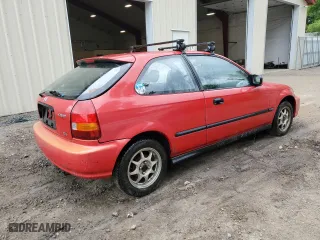 1996 Honda Civic DX with VIN 2HGEJ6348TH125852, listed as a Copart auction lot 87157804 with 93,357 mi miles and Non Repairable. Bid and sale history available at carsss.com. Image 3.