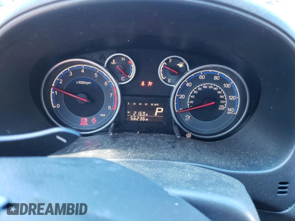 2011 Suzuki SX4 LE with VIN JS2YC5A21B6303222, listed as a Copart auction lot 50426895 with 56,236 mi miles and Salvage Title. Bid and sale history available at carsss.com. Image 9.