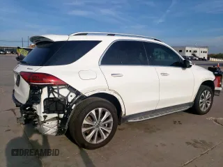 2023 Mercedes-Benz GLE 450 with VIN 4JGFB5KB5PA863344, listed as a Copart auction lot 49976145 with 57,077 mi miles and Salvage title. Bid and sale history available at DreamBid. Image 3.