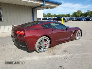 2016 Chevrolet Corvette Z51 3LT with VIN 1G1YM2D77G5109197, listed as a Copart auction lot 72709064 with 35,410 mi miles and Salvage Title. Bid and sale history available at carsss.com. Image 3.