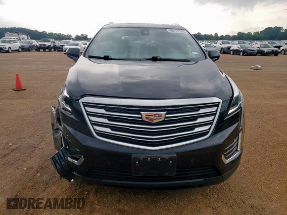 2017 Cadillac XT5 Premium Luxury AWD with VIN 1GYKNERS3HZ214851, listed as a Copart auction lot 60112185 with 74,045 mi miles and Salvage title. Bid and sale history available at DreamBid. Image 5.