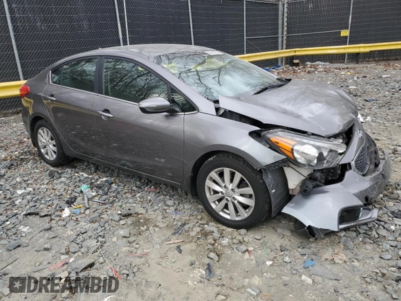 2014 Kia Forte EX with VIN KNAFX4A87E5199900, listed as a Copart auction lot 50090555 with 110,919 mi miles and Salvage Title. Bid and sale history available at carsss.com. Image 4.
