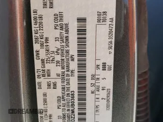 2021 Ford Escape Titanium Hybrid with VIN 1FMCU0DZ2MUB03683, listed as a Copart auction lot 42743175 with 49,095 mi miles and Salvage title. Bid and sale history available at DreamBid. Image 14.
