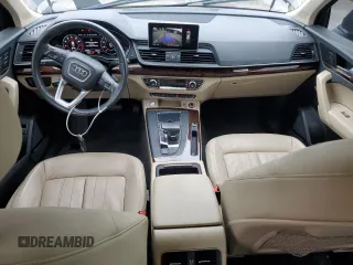 2018 Audi Q5 Premium Plus with VIN WA1BNAFY4J2151517, listed as a Copart auction lot 55902895 with 80,026 mi miles and Salvage title. Bid and sale history available at DreamBid. Image 8.