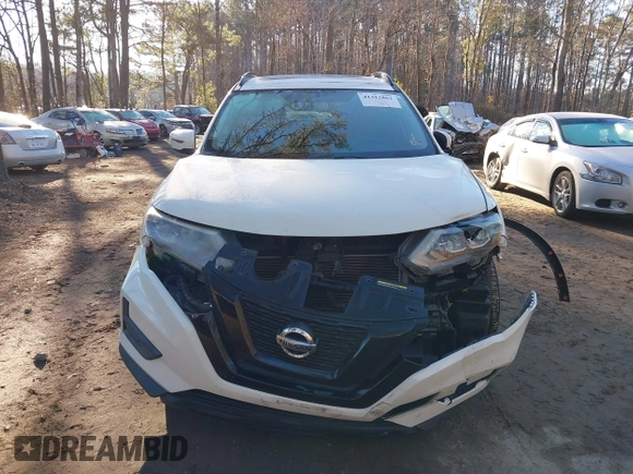 2017 Nissan Rogue SV with VIN 5N1AT2MV0HC769455, listed as a IAAI auction lot 41312862 with 131,399 mi miles and . Bid and sale history available at DreamBid. Image 12.