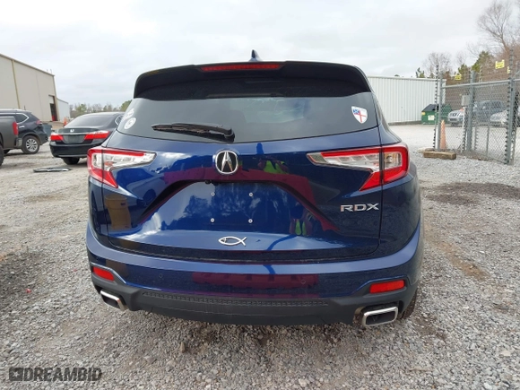 2023 Acura RDX w/Technology Package with VIN 5J8TC1H52PL008122, listed as a IAAI auction lot 41453614 with 12,071 mi miles. Bid and sale history available at carsss.com. Image 16.
