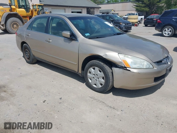 2003 Honda Accord LX z VIN 1HGCM55363A136733, wystawiony jako IAAI lot #42381107 z przebiegiem 124 907 mil mil oraz . Historia ofert i sprzedaży dostępna na DreamBid. Obrazek 1.