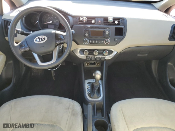 2012 Kia Rio LX with VIN KNADM5A30C6019304, listed as a Copart auction lot 44544055 with 171,338 mi miles and Salvage Title. Bid and sale history available at carsss.com. Image 8.