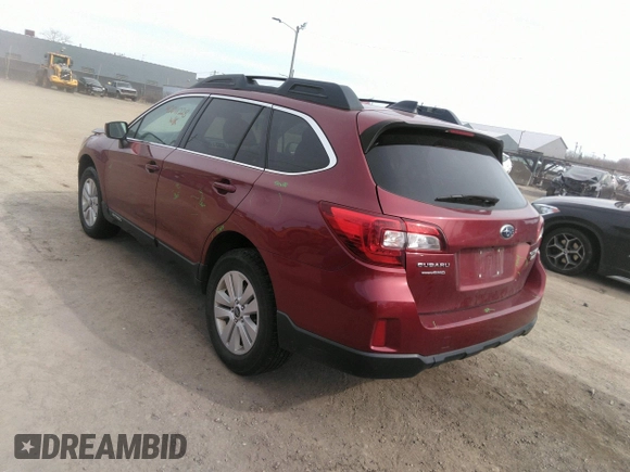 2017 Subaru Outback Premium with VIN 4S4BSACC7H3248993, listed as a IAAI auction lot 42011228 with 131,253 mi miles and . Bid and sale history available at DreamBid. Image 3.