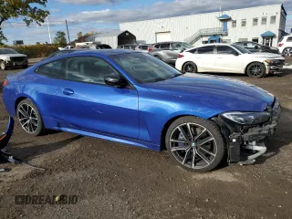 2023 BMW 4 Series 430i xDrive z VIN WBA73AP01PCL59557, wystawiony jako Copart lot #76059444 z przebiegiem 16 782 mil mil oraz Szkoda całkowita • Salvage title. Historia ofert i sprzedaży dostępna na DreamBid. Obrazek 4.