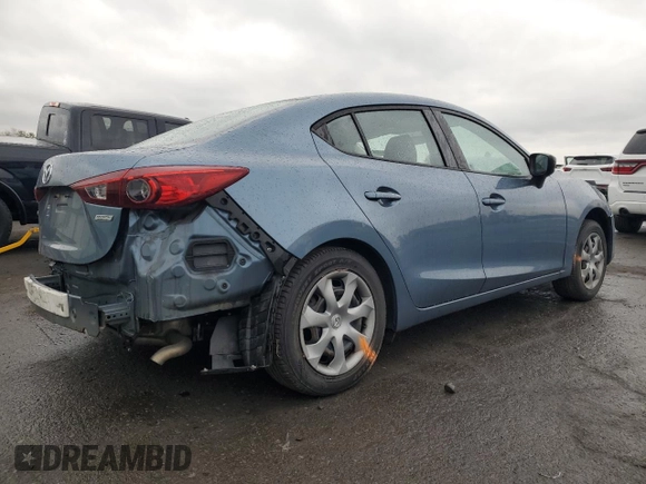 2015 Mazda 3 i SV with VIN JM1BM1T72F1246207, listed as a Copart auction lot 51022295 with 78,621 mi miles and Salvage Title. Bid and sale history available at carsss.com. Image 3.
