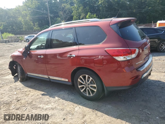 2016 Nissan Pathfinder Platinum with VIN 5N1AR2MM6GC618334, listed as a Copart auction lot 65502695 with 121,560 mi miles and Salvage title. Bid and sale history available at DreamBid. Image 2.
