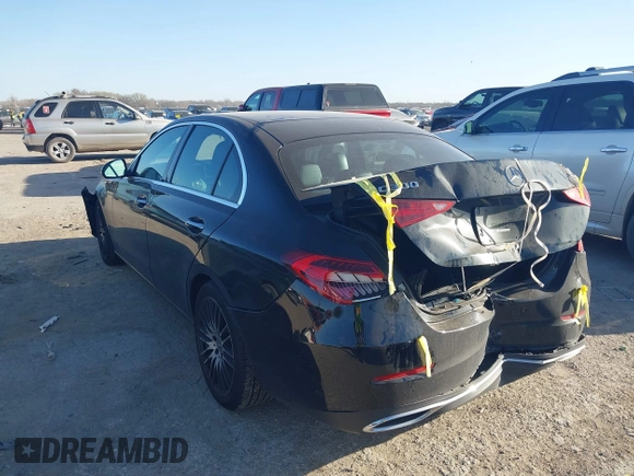 2022 Mercedes-Benz C 300 with VIN W1KAF4HB4NR058640, listed as a IAAI auction lot 41776946 with 47,882 mi miles and . Bid and sale history available at DreamBid. Image 3.