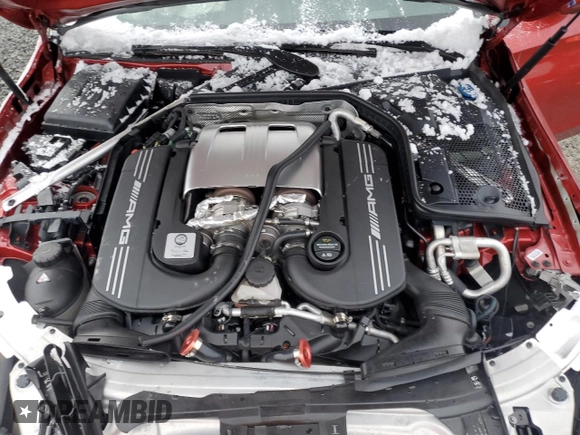 2016 Mercedes-Benz C 63 S AMG with VIN 55SWF8HB1GU111373, listed as a Copart auction lot 44344605 with 60,758 mi miles and Salvage title. Bid and sale history available at DreamBid. Image 11.