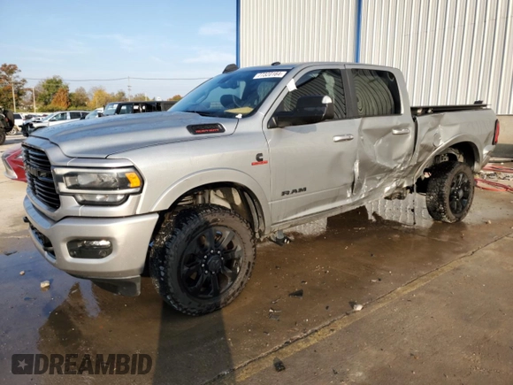 2021 Ram 2500 Laramie with VIN 3C6UR5FL2MG544532, listed as a Copart auction lot 77320164 with 81,647 mi miles and Salvage Title. Bid and sale history available at carsss.com. Image 1.