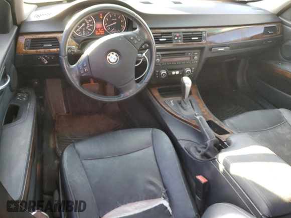 2011 BMW 3 Series 328i with VIN WBAPH5G50BNM73485, listed as a Copart auction lot 46947395 with 123,827 mi miles and Salvage Title. Bid and sale history available at carsss.com. Image 8.