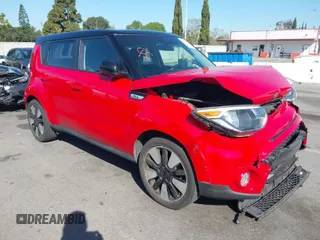 2018 Kia Soul + with VIN KNDJP3A51J7559321, listed as a IAAI auction lot 41858021 with 73,893 mi miles. Bid and sale history available at carsss.com. Image 1.