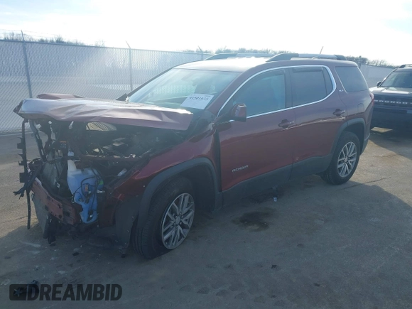 2017 GMC Acadia SLE with VIN 1GKKNLLS8HZ142441, listed as a IAAI auction lot 41501035 with 69,681 mi miles. Bid and sale history available at carsss.com. Image 2.