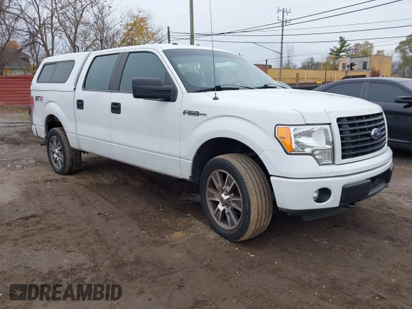 2014 Ford F-150 XL with VIN 1FTFW1EFXEFB08741, listed as a IAAI auction lot 40930645 with 138,394 mi miles and . Bid and sale history available at DreamBid. Image 1.