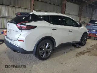 2019 Nissan Murano Platinum z VIN 5N1AZ2MJ6KN124932, wystawiony jako Copart lot #54419415 z przebiegiem 83 300 mil mil oraz Szkoda całkowita • Salvage title. Historia ofert i sprzedaży dostępna na DreamBid. Obrazek 3.