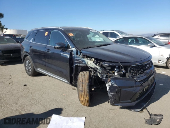 2022 Kia Sorento EX with VIN KNDRH4LG1N5079642, listed as a Copart auction lot 89383905 with 23,307 mi miles and Salvage title. Bid and sale history available at DreamBid. Image 4.