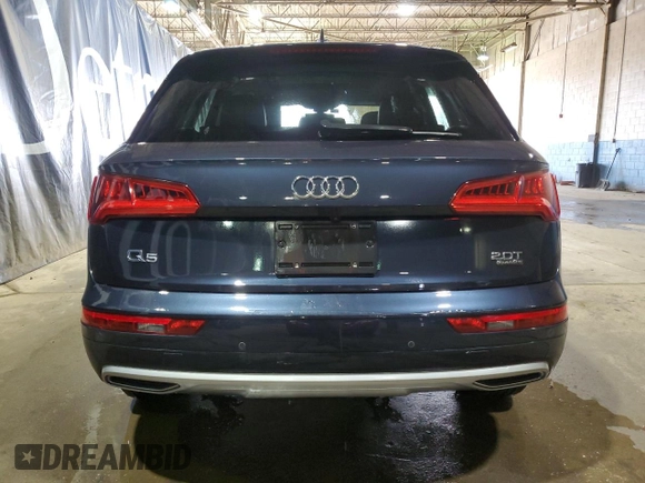 2018 Audi Q5 Premium Plus with VIN WA1BNAFY1J2041640, listed as a Copart auction lot 51764685 with 74,207 mi miles and Clean Title. Bid and sale history available at carsss.com. Image 6.