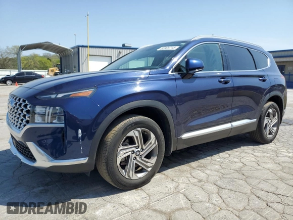 2022 Hyundai Santa Fe SEL with VIN 5NMS24AJ9NH460931, listed as a Copart auction lot 54148015 with 29,139 mi miles and Salvage Title. Bid and sale history available at DreamBid. Image 1.