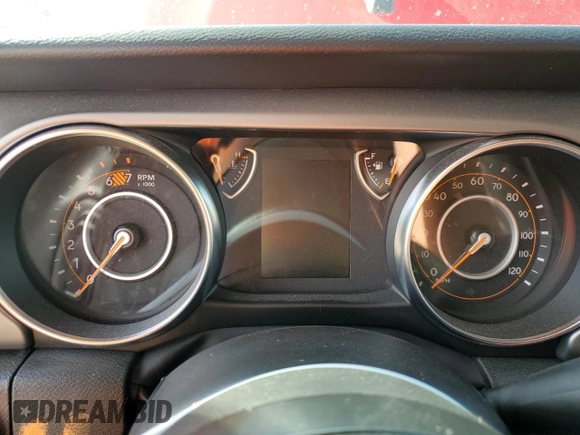 2022 Jeep Wrangler Unlimited Willys with VIN 1C4HJXDN7NW237703, listed as a Copart auction lot 76091794 with Not Provided miles and Non Repairable. Bid and sale history available at DreamBid. Image 9.