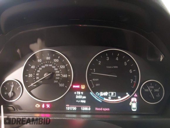 2013 BMW 3 Series 335i xDrive with VIN WBA3B9C55DF587637, listed as a IAAI auction lot 42538708 with 131,730 mi miles and . Bid and sale history available at DreamBid. Image 7.