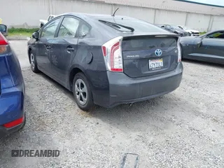 2013 Toyota Prius One with VIN JTDKN3DU9D5607855, listed as a IAAI auction lot 41728716 with 123,643 mi miles. Bid and sale history available at carsss.com. Image 3.