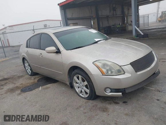 2005 Nissan Maxima 3.5 SL with VIN 1N4BA41E65C859869, listed as a IAAI auction lot 41528302 with 120,321 mi miles. Bid and sale history available at carsss.com. Image 1.