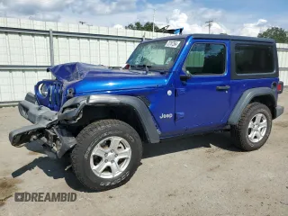 2018 Jeep Wrangler Sport S with VIN 1C4GJXAN8JW223397, listed as a Copart auction lot 72787264 with 71,918 mi miles and Salvage Title. Bid and sale history available at DreamBid. Image 1.
