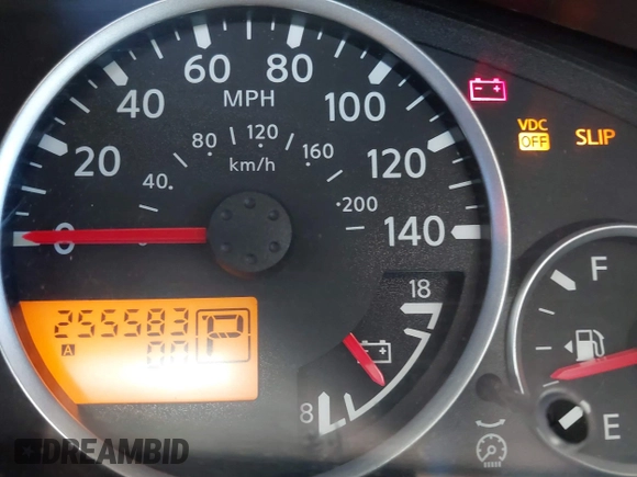 2005 Nissan Xterra S with VIN 5N1AN08UX5C610731, listed as a IAAI auction lot 41650174 with 255,583 mi miles. Bid and sale history available at carsss.com. Image 7.