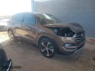 2017 Hyundai Tucson Value with VIN KM8J33A23HU461917, listed as a Copart auction lot 50097015 with 133,790 mi miles and Salvage Title. Bid and sale history available at carsss.com. Image 4.