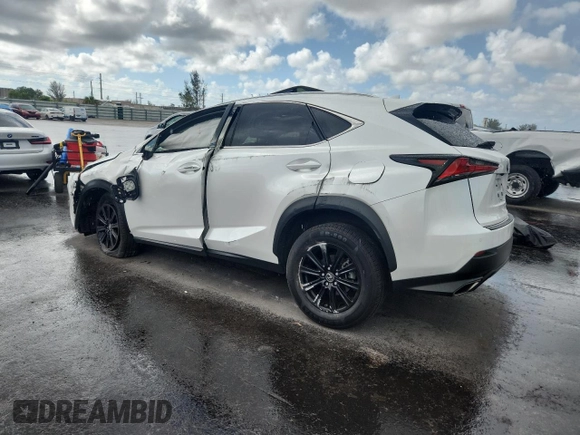 2020 Lexus NX 300 with VIN JTJDARBZ5L5000367, listed as a Copart auction lot 61573165 with 55,401 mi miles and Non repairable. Bid and sale history available at DreamBid. Image 2.