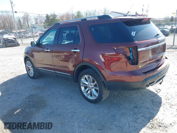 2015 Ford Explorer Limited with VIN 1FM5K8F8XFGB38376, listed as a IAAI auction lot 41965450 with 78,979 mi miles and . Bid and sale history available at DreamBid. Image 3.