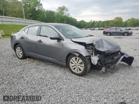 2024 Nissan Sentra S with VIN 3N1AB8BV7RY289759, listed as a Copart auction lot 52865155 with 60,031 mi miles and Salvage title. Bid and sale history available at DreamBid. Image 4.