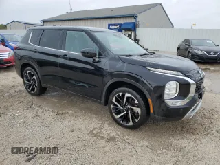 2022 Mitsubishi Outlander SE with VIN JA4J3UA83NZ087624, listed as a Copart auction lot 53121985 with 17,132 mi miles and Salvage title. Bid and sale history available at DreamBid. Image 4.