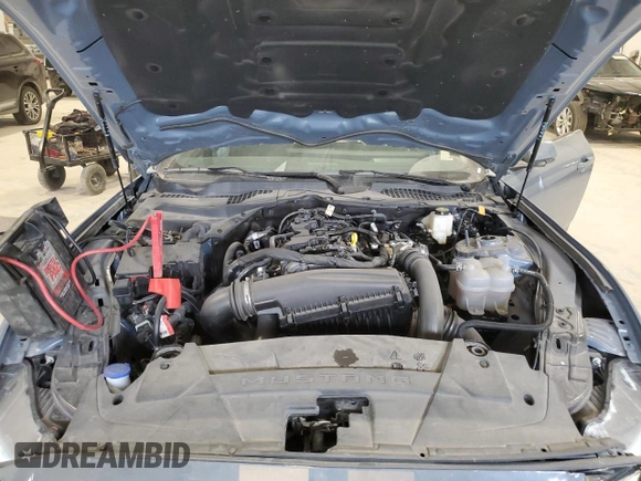 2024 Ford Mustang EcoBoost with VIN 1FA6P8TH6R5127413, listed as a Copart auction lot 49293395 with 14,569 mi miles and Salvage Title. Bid and sale history available at DreamBid. Image 11.