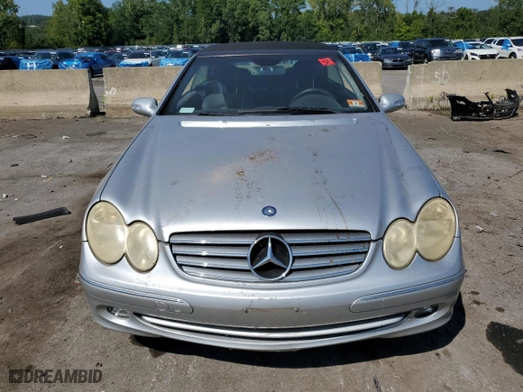 2004 Mercedes-Benz CLK-Class Cabriolet 3.2L with VIN WDBTK65G74T030020, listed as a Copart auction lot 69004654 with 0 mi miles and Salvage Title. Bid and sale history available at carsss.com. Image 5.
