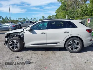 2022 Audi e-tron Premium with VIN WA1AAAGE1NB012253, listed as a IAAI auction lot 41424316 with 23,667 mi miles. Bid and sale history available at carsss.com. Image 15.
